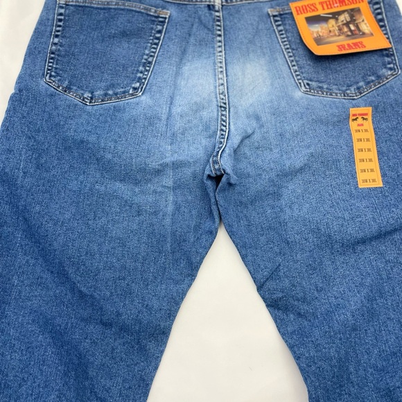 Ross Thomson Denim Jeans Blue Straight Medium Wash Flawed NWT Men's 38 W x 30 - Picture 4 of 14